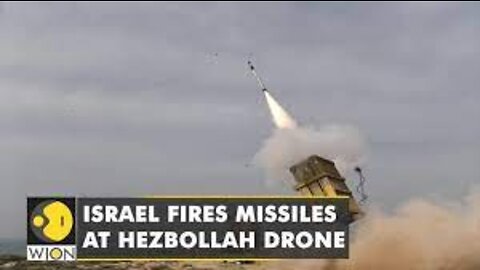 Israel fires missiles at Hezbollah drone after it enters Israel's airspace | World English News