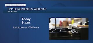 PPP forgiveness webinar taking place today