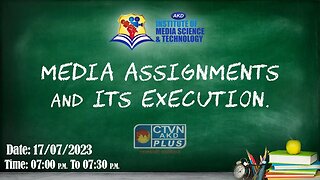 AKD INSTITUTE & MEDIA SCIENCE | EDUCATION | CTVN | 17_07_2023 - 07:00 PM