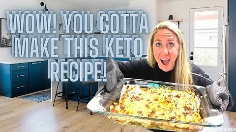 BACON CHICKEN CAESAR CASSEROLE | BACK TO BASICS KETO | COUNTING TOTAL CARBS | WHAT'S FOR DINNER