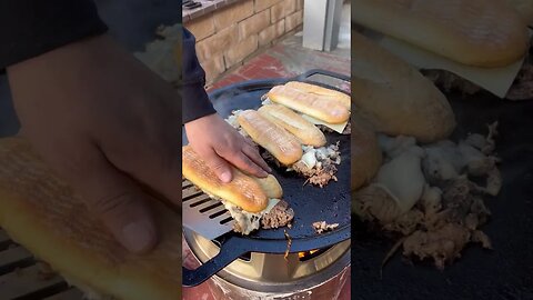Cheesesteak sandwiches