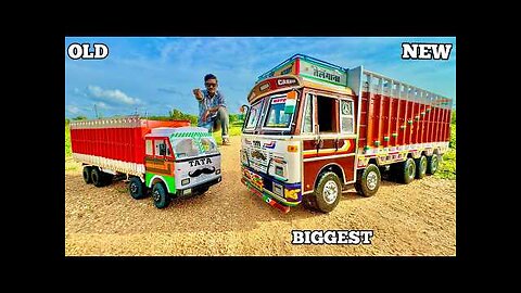 RC New TATA 4825 Truck With 16 Tyres Unboxing & Testing - Chatpat toy TV