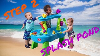 Splish Splash Fun: Step2 Rain Showers Toddler Water Table