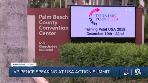 Vice President Mike Pence to speak Tuesday at Turning Point USA conference in West Palm Beach