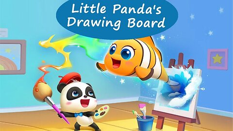 Little Panda's Drawing Board 🖌 Draw the magical pictures to your liking! | BabyBus Games