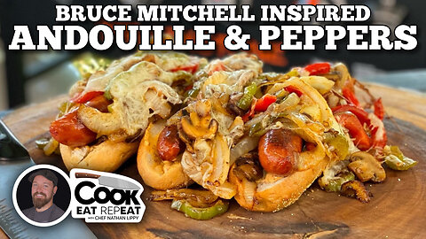 Bruce Mitchell-inspired Andouille & Peppers | Blackstone Griddles
