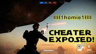 IIII1homie1IIII Cheating Hacker EXPOSED! Flight, Invincibility, Rapid Fire No Delay - Short Version