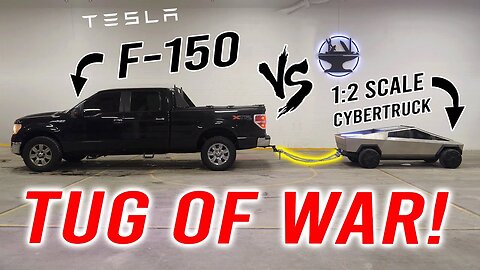 1:2 Tesla Cybertruck VS Ford F-150