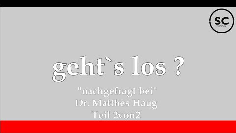 geht`s los ? "nachgefragt bei..."