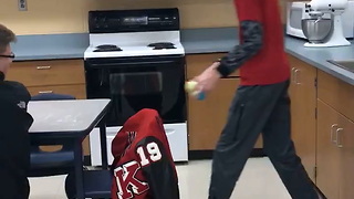 Special Needs Student Tries on Friend's Jacket Every Day... Until Surprised with His Very Own