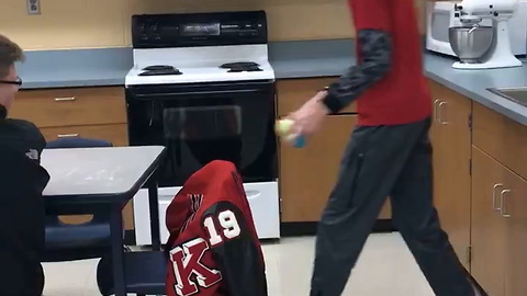 Special Needs Student Tries on Friend's Jacket Every Day... Until Surprised with His Very Own