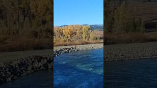 Snake River at the Jackson Lake Dam