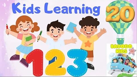Learn Numbers 1 to 20 | 123 Counting With Air Balloons | Preschool & Nursery