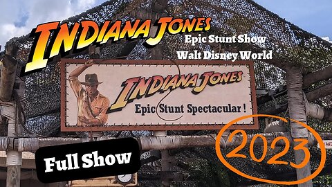 Indiana jones epic stunt spectacular Walt Disney World full show