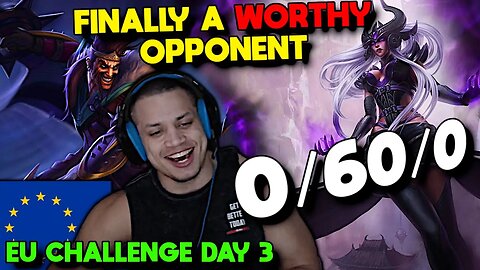 Tyler1 FINALLY Gets INTED in EU - Challenge Day 3