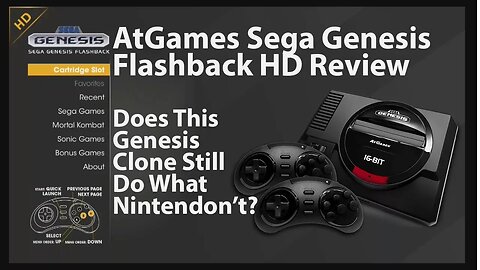 AtGames Sega Genesis Megadrive Flashback HD Clone System Review
