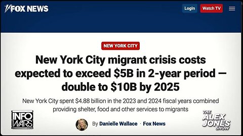 BREAKING: NYC To Spend 5 Billion A Year Catering To Illegal Aliens