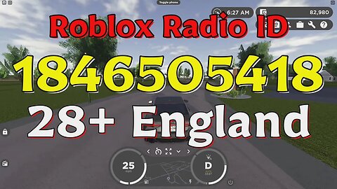 England Roblox Radio Codes/IDs