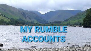 Why I have set up another rumble account to sync to my You Tube Channel