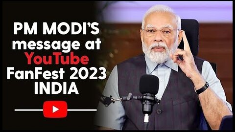 PM Narendra Modi's YouTube Journey: 15 Years of Global Impact YouTube Fanfest India 2023