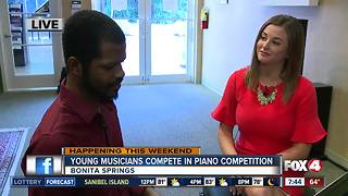 Young musicians prepare for piano competition
