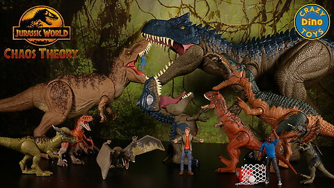 10 new Chaos Theory Jurassic World Dinosaur Toys unboxed Hammond Collection Giganotosaurus