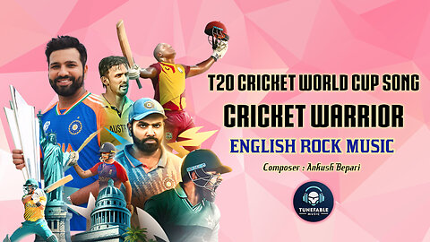 T20 Cricket World Cup Song - Cricket Warrior || English Rock Music