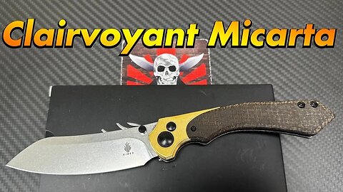 Kizer Clairvoyant Vanguard brass & micarta !