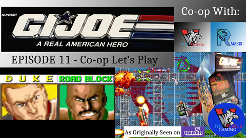 Retro Arcade Gameplay | G.I. Joe - Full Arcade Co-op Let's Play | Duke and Roadblock