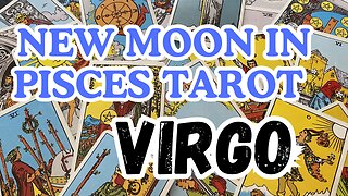 Virgo ♍️- Every crisis is an opportunity! Pisces New Moon 🌑 Tarot reading #virgo #tarotary #newmoon