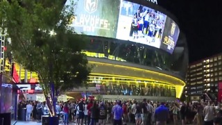 Golden Knights fans celebrate Game 3 victory