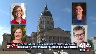 Another Kansas Republican switches to Democratic party