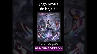 ALERTA!! Novo Jogo Grátis para PC #shorts