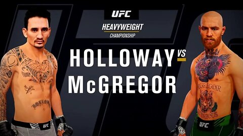 EA Sports UFC 4 Gameplay Conor McGregor vs Max Holloway