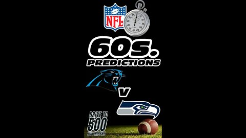NFL 60 second Predictions - Panthers v Seahawks Week 14