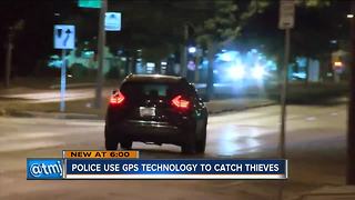 Car thief caught using GPS tracker