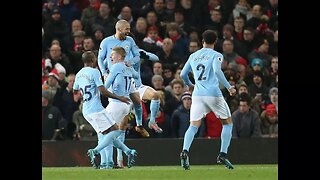 Gol de David Silva - Manchester United 1 x 2 Manchester City - Narração de Fausto Favara