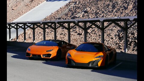 Private extravagance vehicles left in a carport