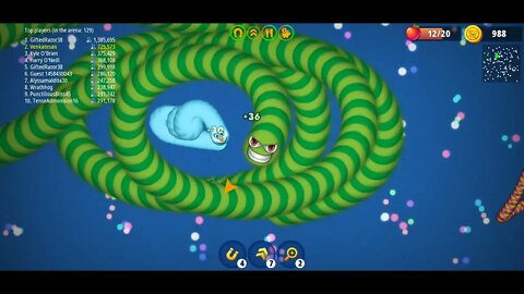 CASUAL AZUR GAMES Worms Zone .io - Hungry Snake 26