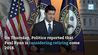 Paul Ryan Planning to Retire