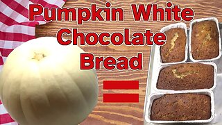 Pumpkin White Chocolate Bread - CrazyGoffo