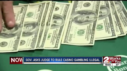 Gov. Stitt asks judge to rule casino gambling illegal