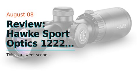 Review: Hawke Sport Optics 12221 XB1 Vari-Speed SR IR Crossbow Scope