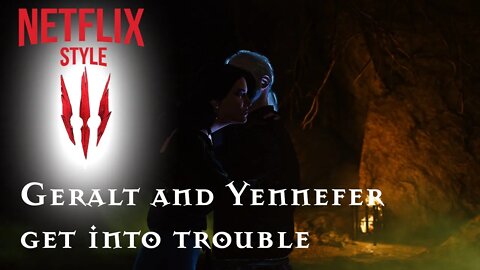 Geralt and Yennefer : The Witcher 3 (Netflix Style)