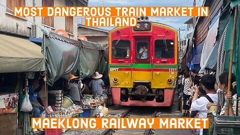 Maeklong Railway Market (Rum Hup) - Great Day Trip From Bangkok - Samet Songkhram Thailand 2023