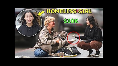 Homeless Girl Asking Strangers for Money Then Gives 1000x What They Gave Her MUST WATCH THIS