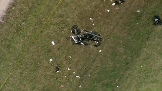 CHOPPER 5 VIDEO: Florida Highway Patrol trooper injured after falling off motorcycle near South Bay