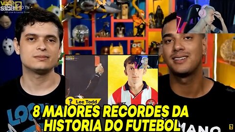 YURI REAGINDO 8 MAIORES RECORDES DA HISTÓRIA DO FUTEBOL | SemZero