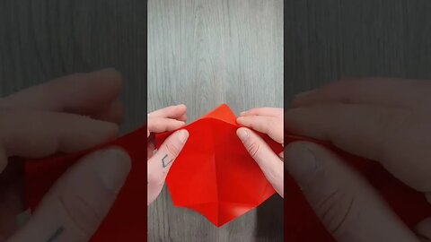 Origami paper lotus flower bookmark with Ski