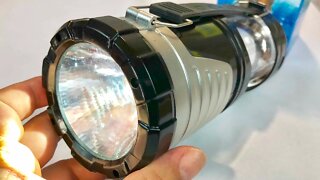 Multifunctional LED Camping Lantern Flashlight with Solar Charging review and giveaway